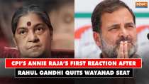 CPI’s Annie Raja’s first reaction after Rahul Gandhi quits Wayanad seat