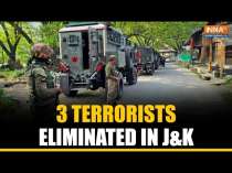 Jammu & Kashmir: Big win for security forces in J&K as 3 terrorists get eliminated amid bad weather