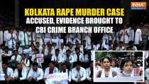 Kolkata Rape Murder Case: Accused, and evidence brought to CBI Crime branch office