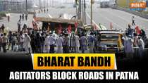 Bharat Bandh: Agitators block roads in Patna, locals unable to commute