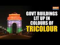 Independence Day 2024: Government Buildings light up in colours of national flag