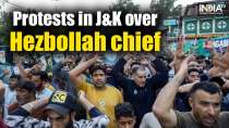 Protest in J&K over Hezbollah boss Nasrallah