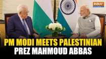 PM Modi meets Palestinian President Mahmoud Abbas Expresses 