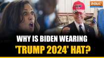 US Elections 2024: Why Did Joe Biden Wear a MAGA Hat? | Donald Trump | Kamala Harris