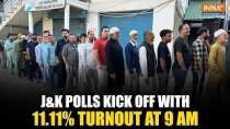 Jammu Kashmir Assembly Elections: 11.11% voting till 9 am in first phase