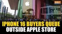 Excited iPhone 16 Buyers Queue Up Outside India’s Apple Physical Store In Mumbai’s BKC