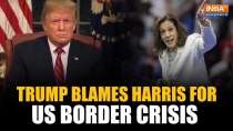 Trump blames Harris for US border crisis and crime wave, mocks her ahead of debate