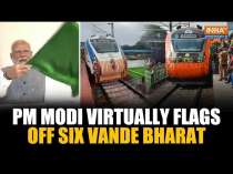 PM Modi virtually flags off six Vande Bharat trains at Jharkhand