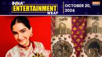 Entertainment Wrap: Sonam Kapoor shows off henna hands with Anand Ahuja, son  Vayu