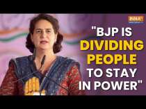 Priyanka Gandhi Slams BJP Government, Claims It Is Using ‘Divide and Rule' Policy at the Centre