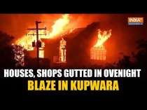 Jammu & Kashmir: 4 Homes, 3 Shops Gutted In Overnight Blaze In North Kashmir's Kupwara