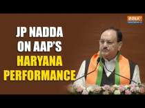 Haryana Elections Result: JP Nadda takes swipe at AAP, says 