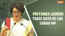 Parliament: Priyanka Gandhi Vadra takes oath as Lok Sabha MP from Wayanad