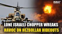 Israeli Helicopter Hits Hezbollah Bases in Lebanon in Solo Strike