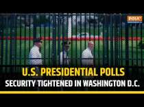 US Presidential Elections: Security Heightened Outside White House & Kamala Harris