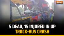 Uttar Pradesh accident: 5 dead, 15 injured after bus from Delhi collides with truck in Aligarh