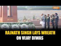 Vijay Diwas 2024: Defence Minister Rajnath Singh Lays Wreath at National War Memorial