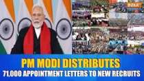 PM Modi distributes 71,000 appointment letters to newly appointed recruits