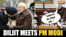 Diljit Dosanjh meets PM Modi at his residence; PM praises him for making India proud