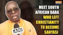 Mahakumbh 2025: South African baba from Johannesburg visits Prayagraj after converting to Sanatan