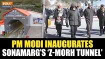 PM Modi inaugurates Z-Morh tunnel in Sonamarg to improve all-weather connectivity