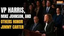 Kamala Harris, Mike Johnson, Barry Black & others bid farewell to ex-President Jimmy Carter