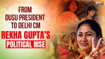 Rekha Gupta Delhi CM: From DUSU President to Delhi CM, Rekha Gupta's Political Rise