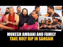 Mukesh Ambani Attends Mahakumbh With Other Family Members For Holy Dip at Triveni Sangam