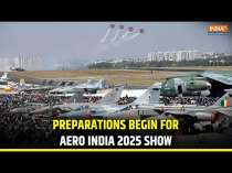 Aero India 2025: Preparations Begin at Yelahanka Air Force Station in Bengaluru