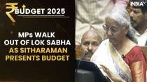 Nirmala Sitharaman Presents Union Budget 2025 Even Though MPs Walk Out Of Lok Sabha