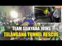 Telangana: Rescue Operations Continue At SLBC Tunnel, Silkyara Team Also Joins In