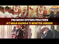 PM Modi In Uttarakhand: PM Offers Prayers At Maa Ganga's Winter Abode In Mukhwa