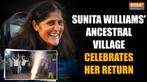 Sunita Williams Returns To Earth: People In Gujarat's Jhulasan Burst Crackers During Celebration