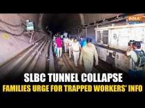Telangana SLBC Tunnel Collapse: Families Urge For Information Of Eight Trapped Workers