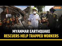 Myanmar Earthquake: Helpless Workers Trapped In Bangkok; Rescuers Reach On The Spot