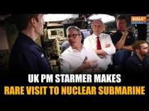UK PM Keir Starmer Visits Nuclear Submarine In Northern Ireland