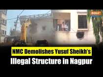 Nagpur Violence Update: NMC Destroys Yusuf Sheikh's Illegal Construction in Anti-Encroachment Drive