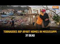 Tornadoes Strike United States: 37 Dead, Mississippi Residents Salvage Belongings From Debris
