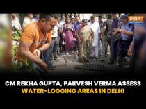 Delhi CM Rekha Gupta and Parvesh Verma Inspect Areas That Are Often Waterlogged In National Capital