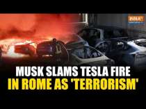 Tesla Cars Set On Fire: Massive Fire Destroys 17 Tesla Cars In Rome, Elon Musk Labels It 'Terrorism'