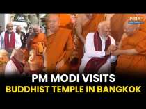 PM Narendra Modi Visits Iconic Wat Pho Temple In Bangkok Amid BIMSTEC Summit