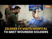 Zelenskyy's Heartfelt Gesture: Ukrainian President Visits Injured Soldiers At Dnipro Hospital