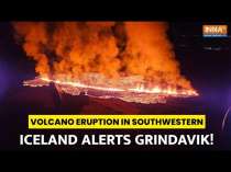 Iceland: Warning Sirens Sounded In Grindavik After Volcano In Southwestern Iceland Erupts Again