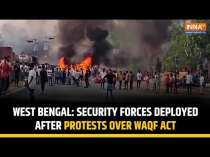 West Bengal Violence: Security Forces Deployed In Murshidabad After Protest Over Waqf Act