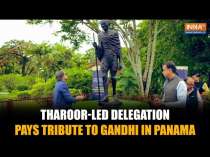 Tharoor-led Team Pays Tribute To Gandhi In Panama, Recalls His Legacy In A Powerful Speech