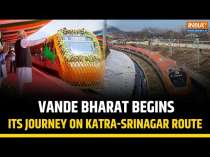 Vande Bharat Express Begins Journey On Katra-Srinagar Route After Inauguration By PM Modi