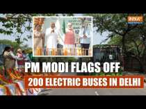 PM Modi Flags Off 200 Electric Buses, Launches Tree Plantation Campaign In National Capital
