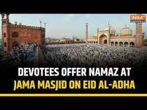 Eid Al-Adha 2025: Devotees Gather At Jama Masjid To Offer Namaz