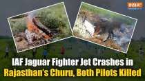 Indian Air Force Jet Crash in Rajasthan: Jaguar Aircraft Goes Down, Two Pilots Killed