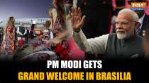 PM Modi Lands In Brasilia After BRICS Summit, Gets Grand Welcome At The Airport
